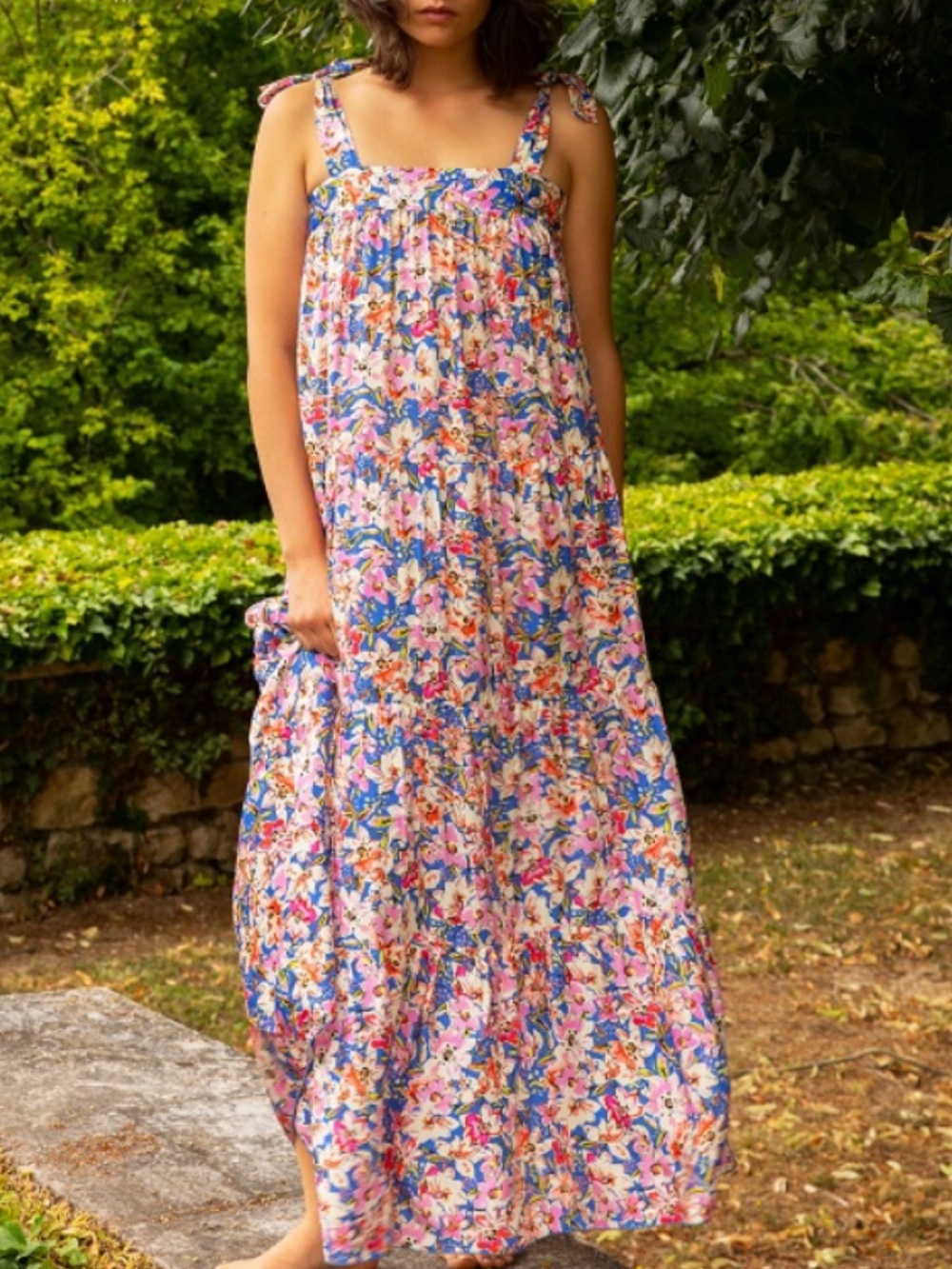 FRNCH floral maxi dress